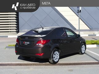2015 Hyundai Solaris I Рестайлинг, коричневый, 887000 рублей, вид 2