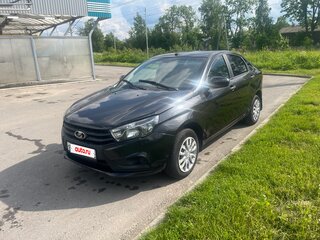 2017 Lada (ВАЗ) Vesta I, чёрный, 599000 рублей, вид 4