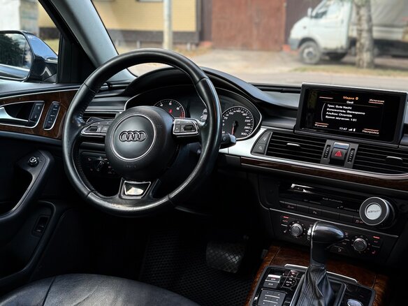 2014 Audi A6 IV (C7), чёрный, 1590000 рублей - вид 6