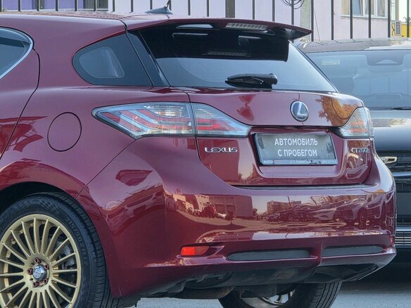 2012 Lexus CT 200h I, красный, 1570000 рублей - вид 9