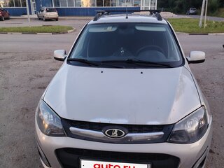 2014 Lada (ВАЗ) Kalina II, серебристый, 300000 рублей, вид 1