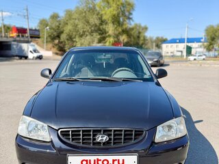 2008 Hyundai Accent ТагАЗ II, чёрный, 360000 рублей, вид 1
