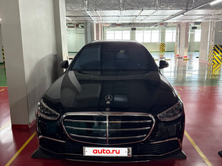 2021 Mercedes-Benz S-Класс 450 Long 4MATIC VII (W223), чёрный, 8600000 рублей, вид 2