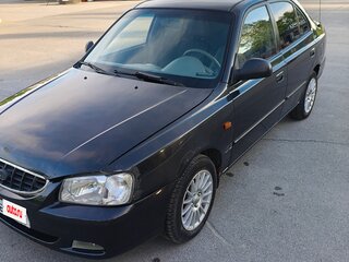 2008 Hyundai Accent ТагАЗ II, чёрный, 200000 рублей, вид 2