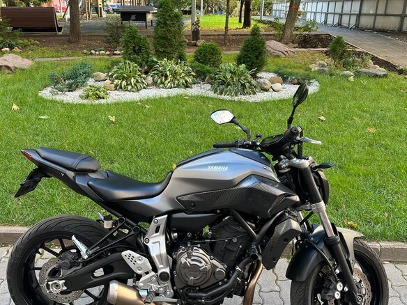 2016 Yamaha MT-07 (FZ-07), серый, 590000 рублей - вид 4