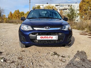 2015 Lada (ВАЗ) Kalina II, синий, 450000 рублей, вид 3