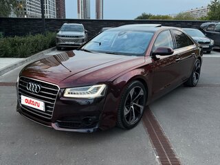 2014 Audi A8 III (D4) Рестайлинг, красный, 3500000 рублей, вид 1