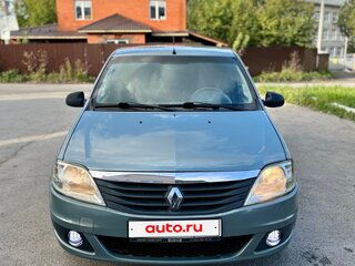 2012 Renault Logan I Рестайлинг, синий, 268000 рублей, вид 1