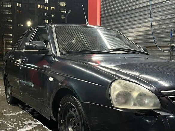 2009 Lada (ВАЗ) Priora I, чёрный, 200000 рублей - вид 3