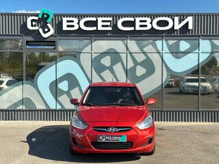 2012 Hyundai Solaris I, красный, 727000 рублей, вид 5