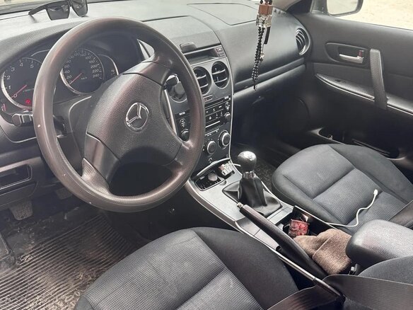 2006 Mazda 6 I (GG) Рестайлинг, серый, 307000 рублей - вид 5