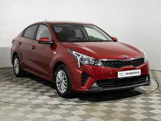 2020 Kia Rio IV Рестайлинг, красный, 1499900 рублей, вид 3