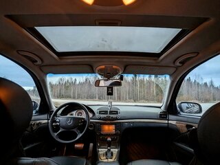 2008 Mercedes-Benz E-Класс 280 III (W211, S211) Рестайлинг, чёрный, 1100000 рублей, вид 3