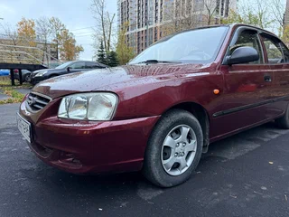 2007 Hyundai Accent ТагАЗ II, красный, 600000 рублей, вид 3