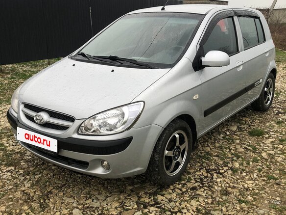 2008 Hyundai Getz I Рестайлинг, серебристый, 660000 рублей - вид 1