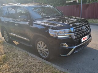 2012 Toyota Land Cruiser 200 Series Рестайлинг 1, чёрный, 4300000 рублей, вид 2