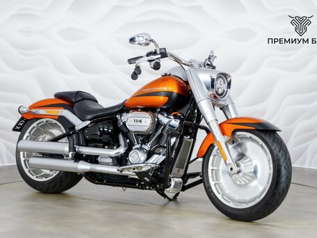 2019 Harley-Davidson Fat Boy, оранжевый, 1947000 рублей, вид 5