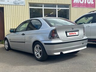2001 BMW 3 серии Compact 316i IV (E46) Рестайлинг, серебристый, 190000 рублей, вид 2