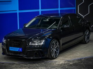 2014 Audi A8 Long III (D4) Рестайлинг, чёрный, 2200000 рублей, вид 2