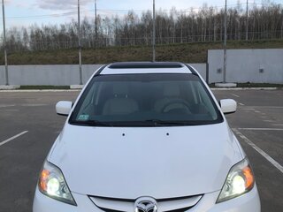 2009 Mazda 5 I (CR) Рестайлинг, белый, 935000 рублей, вид 3