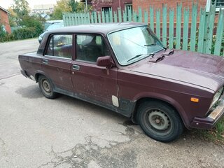 2005 Lada (ВАЗ) 2107, пурпурный, 90000 рублей, вид 3