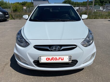 2012 Hyundai Solaris I, белый, 549000 рублей, вид 2