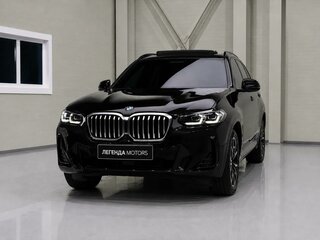 2022 BMW X3 20i xDrive III (G01) Рестайлинг, чёрный, 5750000 рублей, вид 4