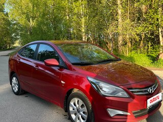 2016 Hyundai Solaris I Рестайлинг, красный, 1020000 рублей, вид 1
