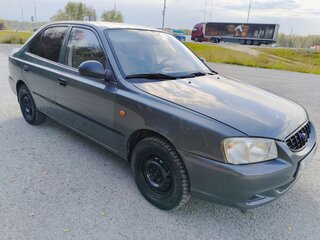 2005 Hyundai Accent ТагАЗ II, серый, 310000 рублей, вид 3