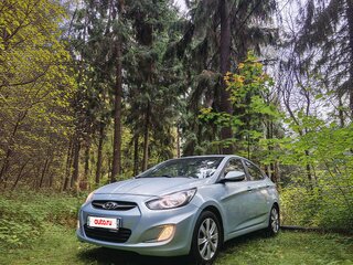 2011 Hyundai Solaris I, серый, 850000 рублей, вид 1