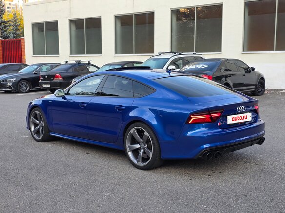 2016 Audi S7 I (4G) Рестайлинг, синий, 5000000 рублей - вид 5