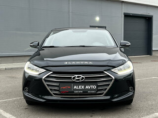 2016 Hyundai Elantra VI (AD), чёрный, 1350000 рублей, вид 3