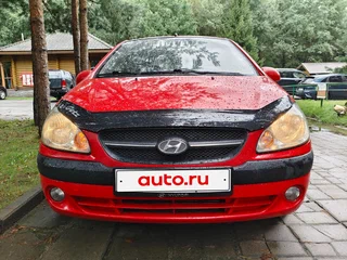 2009 Hyundai Getz I Рестайлинг, красный, 580000 рублей, вид 3