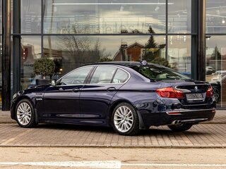 2016 BMW 5 серии 528i xDrive VI (F10/F11/F07) Рестайлинг, синий, 1955000 рублей, вид 4