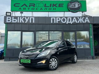 2015 Hyundai Solaris I Рестайлинг, чёрный, 969000 рублей, вид 2