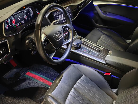 2021 Audi A6 45 TFSI V (C8), белый - вид 8