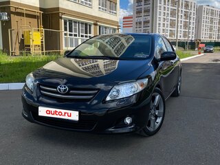 2008 Toyota Corolla AMT X (E140, E150), чёрный, 865000 рублей, вид 2