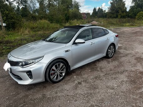 2017 Kia Optima IV, серебристый, 1580000 рублей, вид 1