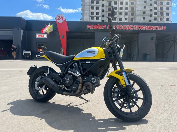2016 Ducati Scrambler 800, жёлтый, 559000 рублей
