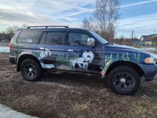 2006 Mitsubishi Pajero Sport I Рестайлинг, синий, 950000 рублей, вид 4