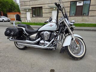 2009 Kawasaki VN900 Vulcan, белый, 700000 рублей, вид 4