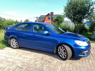 2012 Skoda Octavia RS II Рестайлинг, синий, 1100000 рублей, вид 3