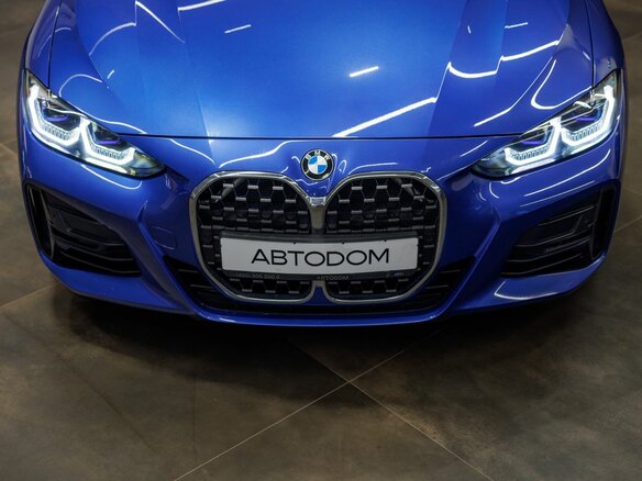 2021 BMW 4 серии 420d xDrive G22, G23, G26, синий - вид 9
