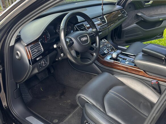 2014 Audi A8 Long III (D4) Рестайлинг, чёрный, 2070000 рублей - вид 7