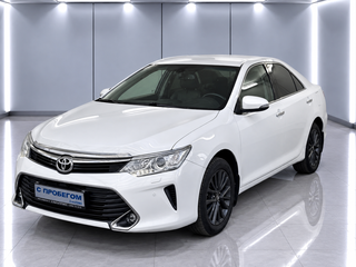 2016 Toyota Camry VII (XV50) Рестайлинг, белый, 2050000 рублей, вид 1
