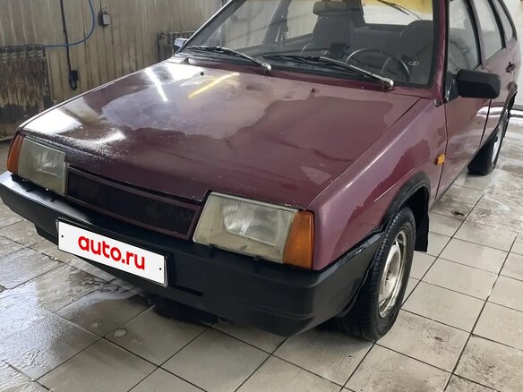 1993 Lada (ВАЗ) 2109, красный, 80000 рублей - вид 2