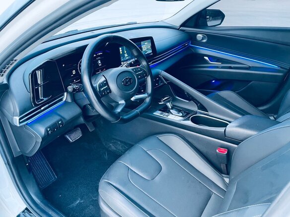 2022 Hyundai Elantra VII (CN7), белый, 1690000 рублей - вид 8