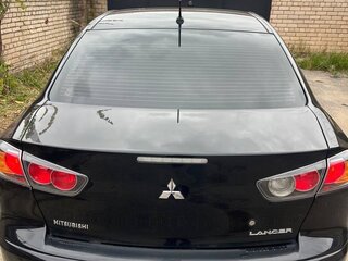 2012 Mitsubishi Lancer X Рестайлинг, чёрный, 520000 рублей, вид 3