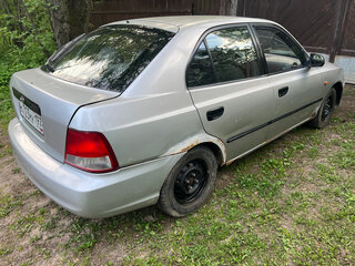 2000 Hyundai Accent II, серебристый, 150000 рублей, вид 4