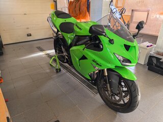 2006 Kawasaki ZX-10R Ninja, зелёный, 650000 рублей, вид 2